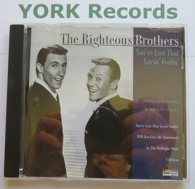 RIGHTEOUS BROTHERS - You've Lost That Lovin' Feelin' - Ex Con CD Album Spectrum