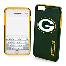 FOCO NFL Green Bay Packers Hybrid Case for iPhone 8+, 7+, 6S+, 6+ (5.5")