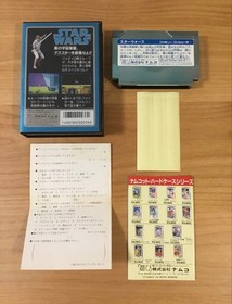 Star Wars Namco Nintendo Famicom FC Boxed with Sticker Postcard Japan