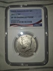 2017-S Kennedy Half Dollar 50c Coin, NGC SP70 Enhanced Finish