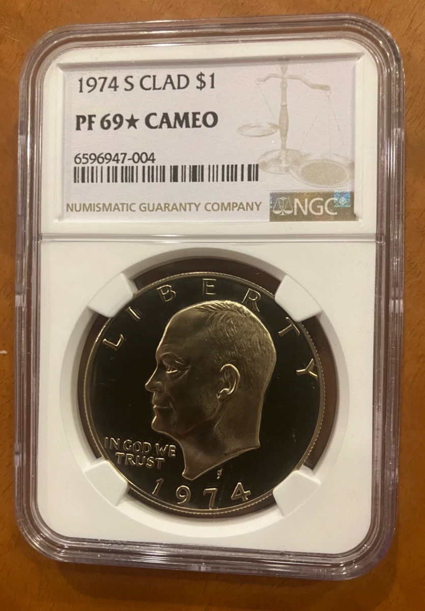PR 69 Graded 1974 Eisenhower Dollars (1971-1978) for sale | eBay