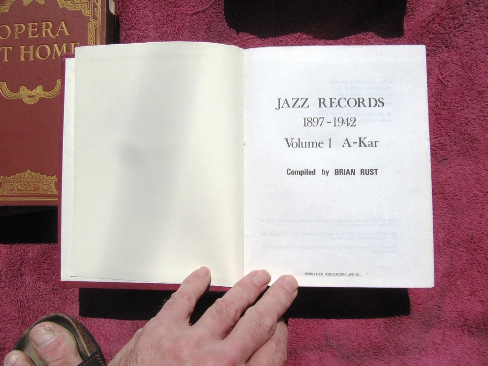 Brian Rust JAZZ RECORDS 1897-1942 Discography Vol 1+2 1st Ed 1969 Ragtime Blues Foto 2 de 4