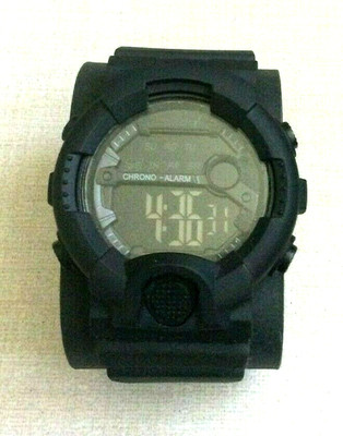 GEORGE Men's Sport Watch Black Digital Dial on a Black Rubber Band New ...