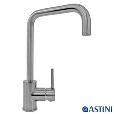 Astini Enzo Brushed Stainless Steel Single Lever Kitchen Sink Mixer Tap HK105