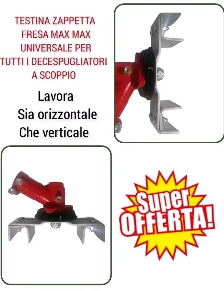 Trasforma il Decespugliatore in Motozappa con la Testina Fresa MAX