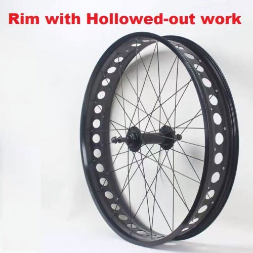 26" x 4.0 Fat Tire Bicycle Beach Mountain Bike Full Suspension 21 Speed - Picture 5 of 25