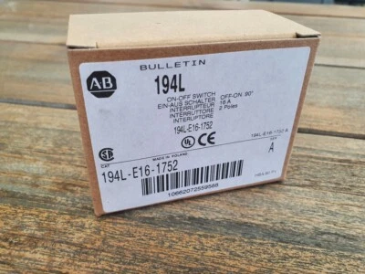 ALLEN-BRADLEY 194L-E16-1752 NEU