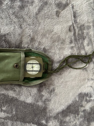 Professiol Military Army Metal Sighting Compass Clinometer Camping Outdoor Tools - Picture 4 of 23