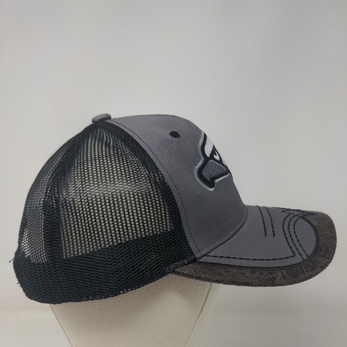キャップ Felpa con cappuccio effetto melange con logo in rilievo Felpa con cappuccio con stampa a rilievo