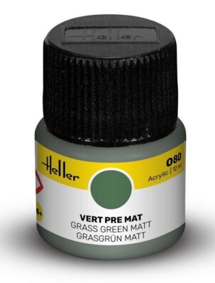 Heller Acryl Color 080 Grasgrün matt, 12 ml Acryl Farben