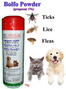 3pcs Bolfo Anti Tick Flea And Lice Powder For Dogs And Cats Insect
