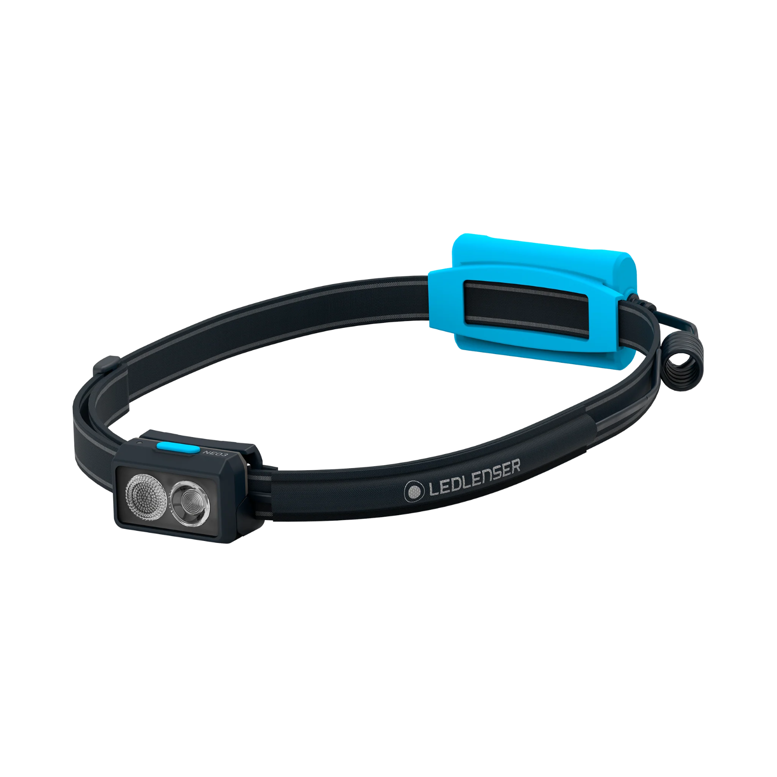 Torcia Da Corsa Ledlenser NEO3 Blu/Nero – Leggera, Potente 400 Lumen