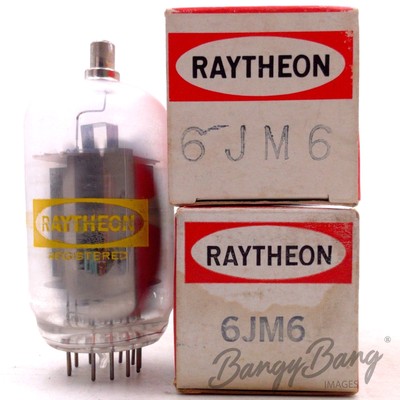2 Raytheon 6JM6 Compactron Duodecar Power Output Color/BW TV  Valve- BangyBang T