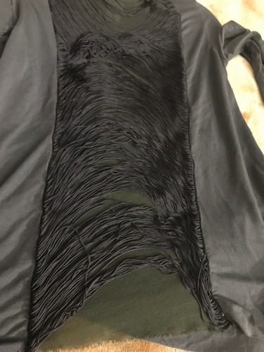 Young Fabulous & Broke Top  Blouse Size XS New No Tag Gray da - Picture 9 of 9