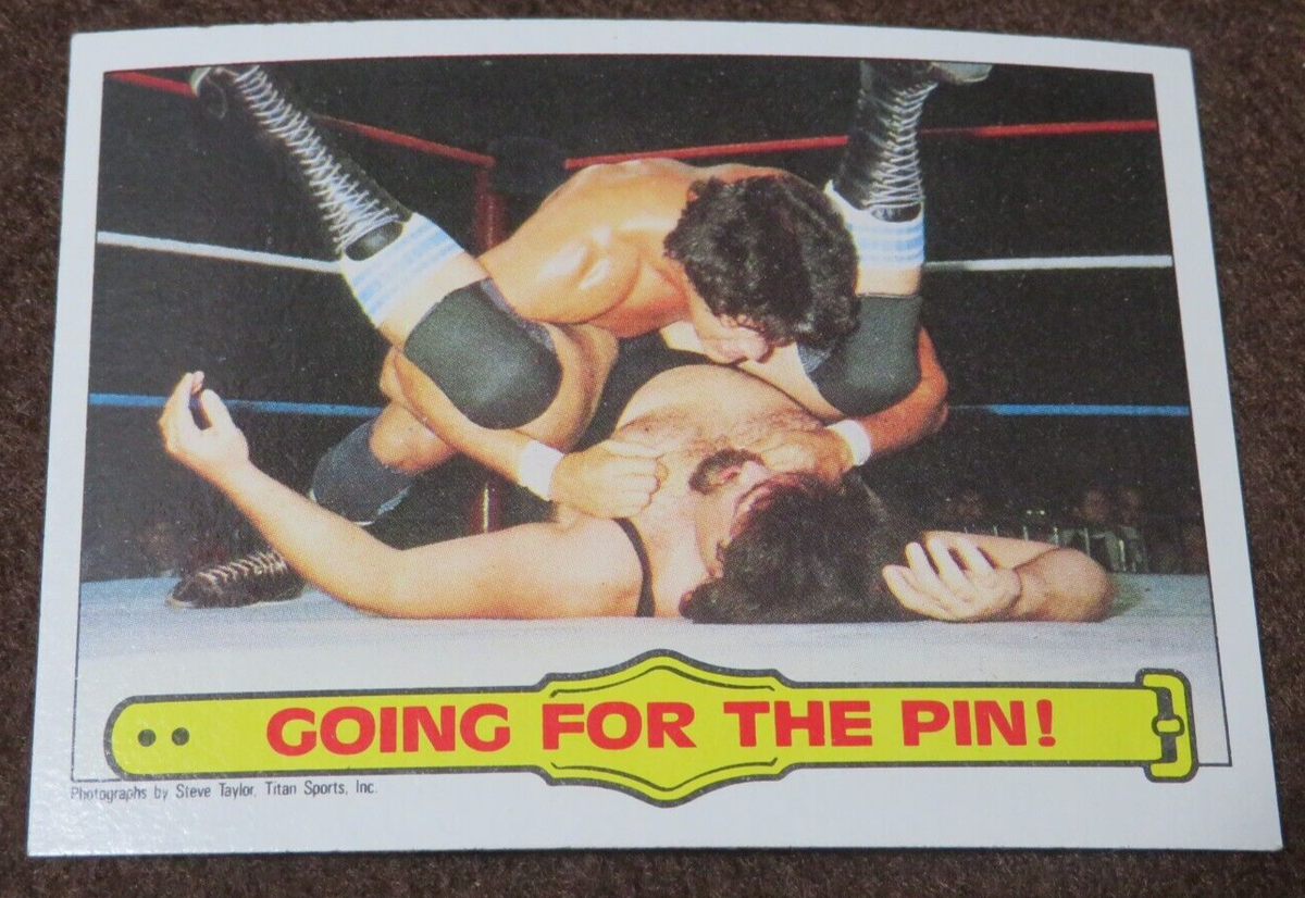9992 1985 TOPPS WWF GOING FOR THE PIN #52 | eBay