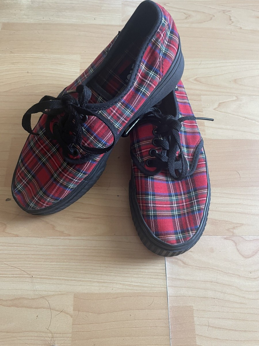 Casual Shoes Vans Red And Black Checkered NEW VANS Red