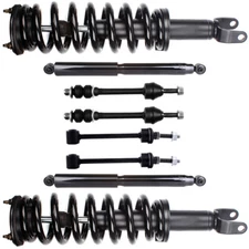 Front Rear Complete Strut Shock Sway Bar For DODGE RAM 2006-2008 5-Lug Wheel 4WD