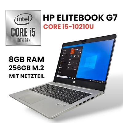 NOTEBOOK HP ELITEBOOK 440 G7 INTEL CORE i5-10210U/8GB RAM/256GB M.2 SSD#HP8