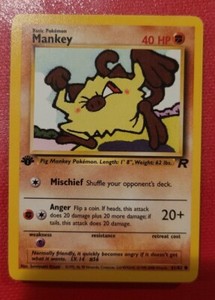 Mankey Pokemon Card