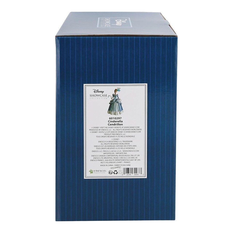 Disney Showcase Rococo Cinderella in Blue Iconic Dress Figurine 6010297 ...