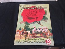 1954 PASADENA TOURNAMENT OF ROSES ROSE BOWL PROGRAM UCLA MICHIGAN STATE
