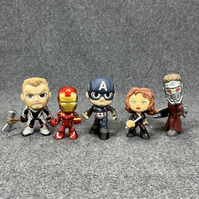 Funko Mystery Mini MCU 2.5" Star-Lord Iron Man Black Widow Thor Captain America