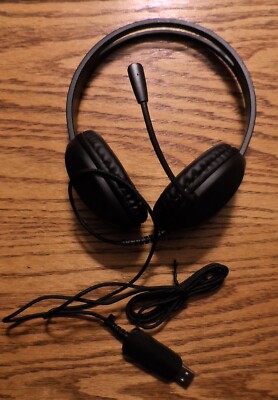 Cyber Acoustics AC-4006 Stereo Headset with Noise-Cancelling Microphone - New!