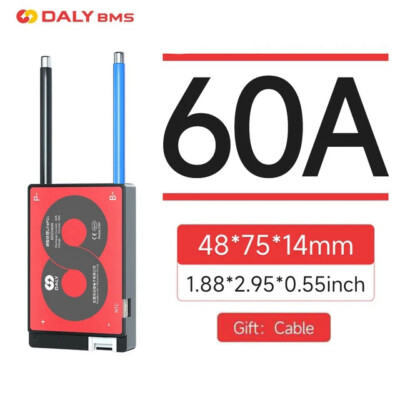 Daly BMS 3S-16S 12V-60V 15A-200A Li-ion LiFePo4 BMS Common Port with Balance+NTC