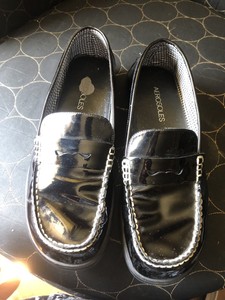 aerosoles patent leather loafers
