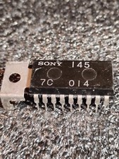 CX145 Sony Dual in Line Package 5 Watt Ic operates on 5-15V- has thermal-short-