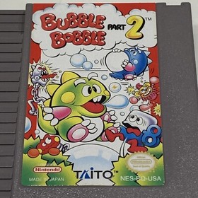 Bubble Bobble Part 2 (NES, 1993 TAITO) Authentic Complete CIB Manual TESTED