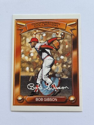 Bob Gibson Hillshire Farms Cooperstown Collection Kahn's Card