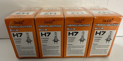 Lechi Headlighting bulb H7 PX26d 12V55W 127550 lot of 8 NEW