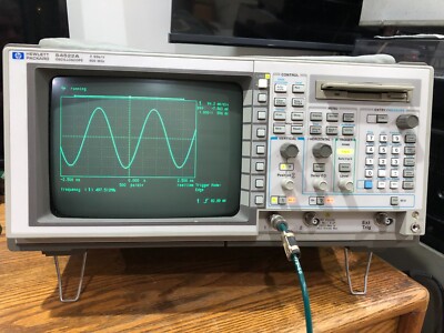 Working HP 54522A Hewlett Packard 2 Channels 2 GSa/ s - 500 MHz Oscilloscope
