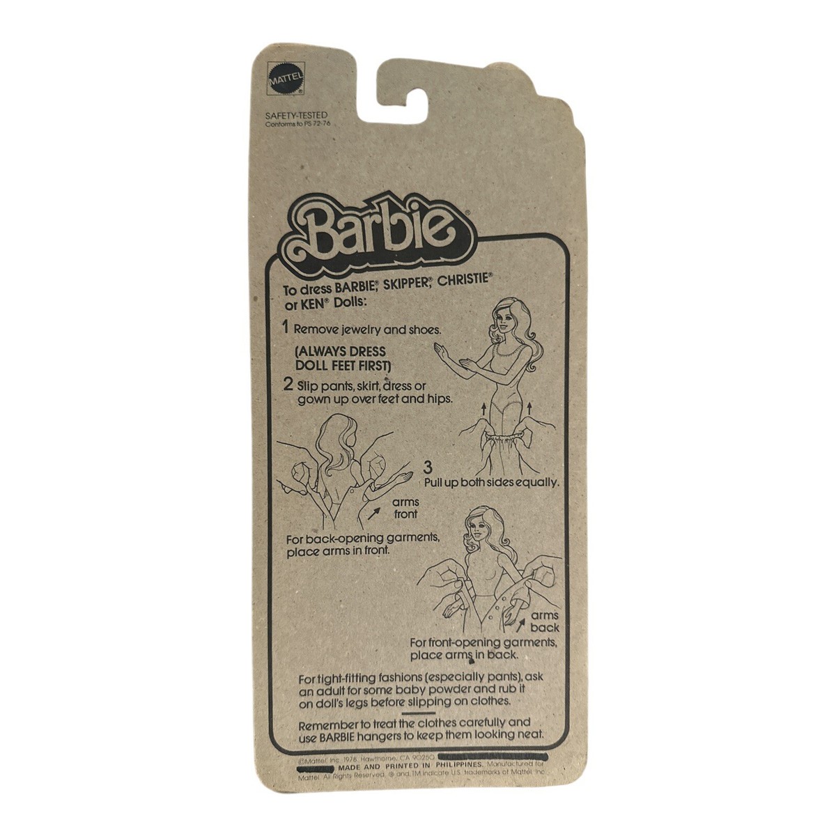 Barbie Best Buy Fashion #1466 NRFP Pink Purple Tricot Tube Dress