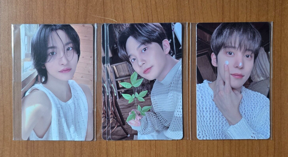 Ateez Photocard Official [2024 SUMMER PHOTOBOOK] K-POP Rare KQshop POB _ 3 Type