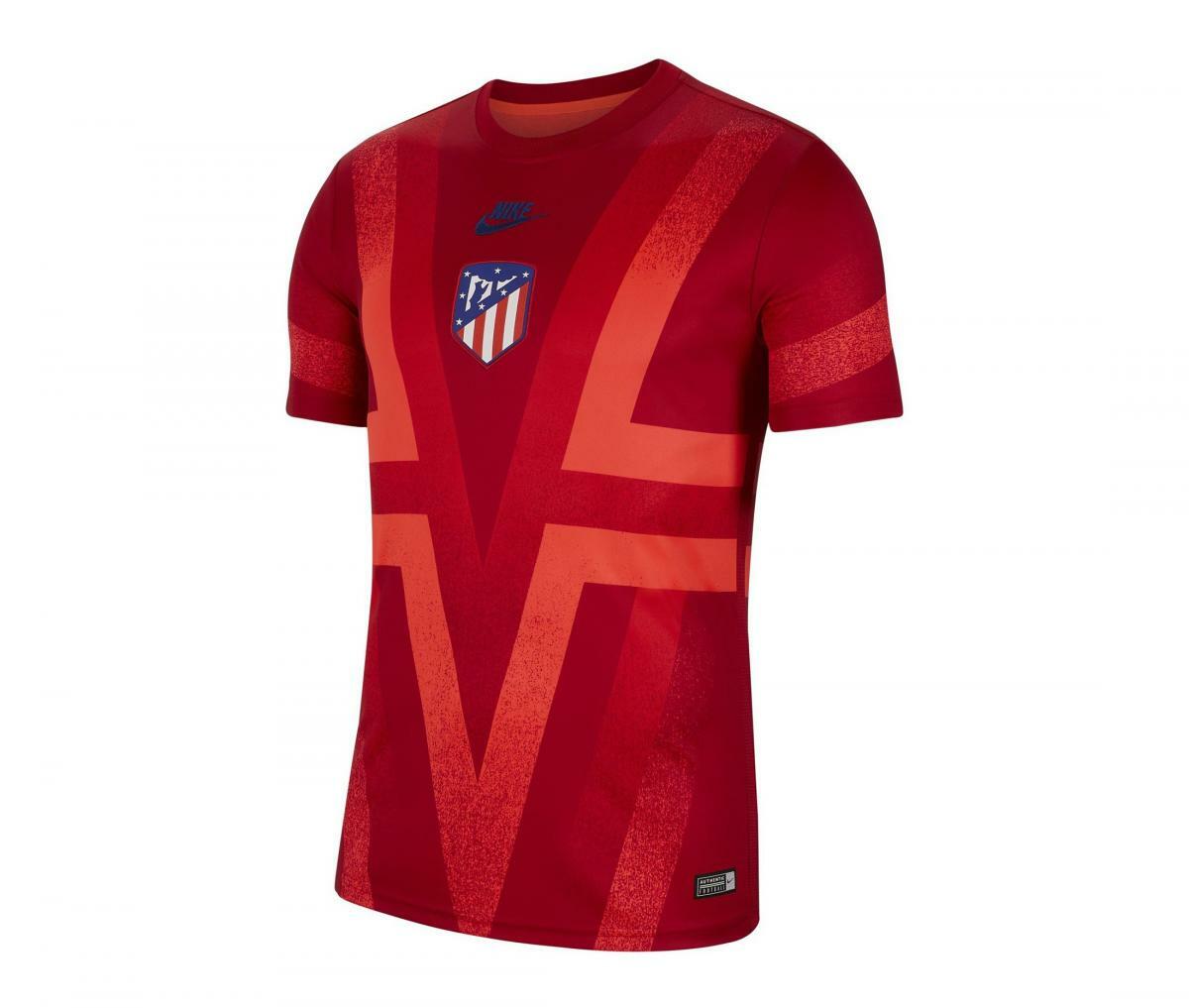 Maillot Football Atlético Madrid Authentique Rouge XL de Collection