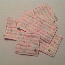 8 pc Reusable Makeup Remover Pads Wipes Cotton Flannel Washable Pink Inspiration