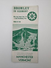 Vintage Bromley Ski Area Resort Brochure