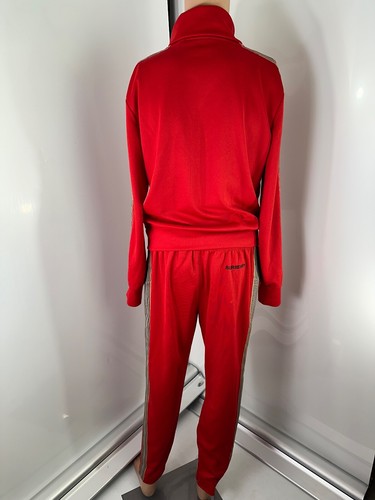 Autentica tuta Burberry rossa icona a righe. Top Tg. S e pantaloni TAGLIA M - Foto 9 di 24