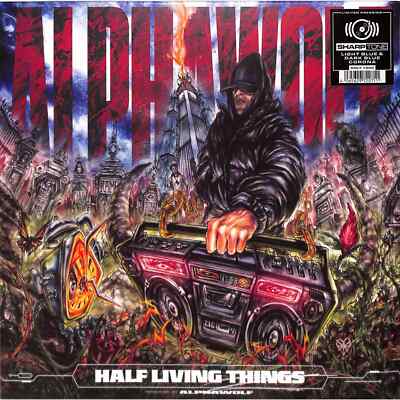 Alpha Wolf / HALF LIVING THINGS (BLUE & DARK BLUE LP) / Sharptone Records Inc. 