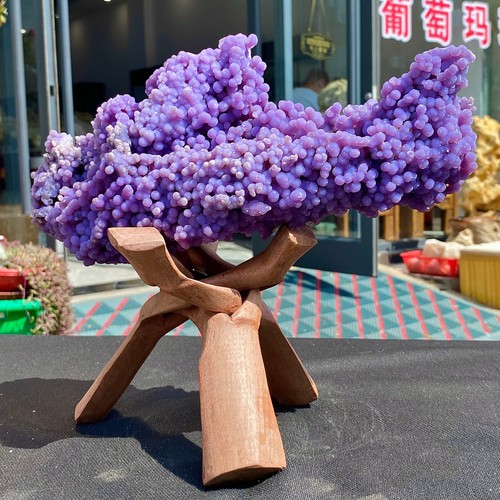 7.38LB Stunning Purple Grape Agate Specimen - Rare Collectible Crystal - 第 8/16 張圖片