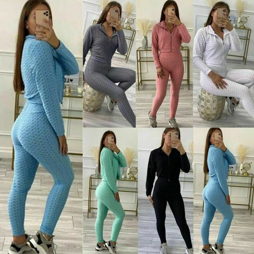 Yoga Pants And Jacket Set