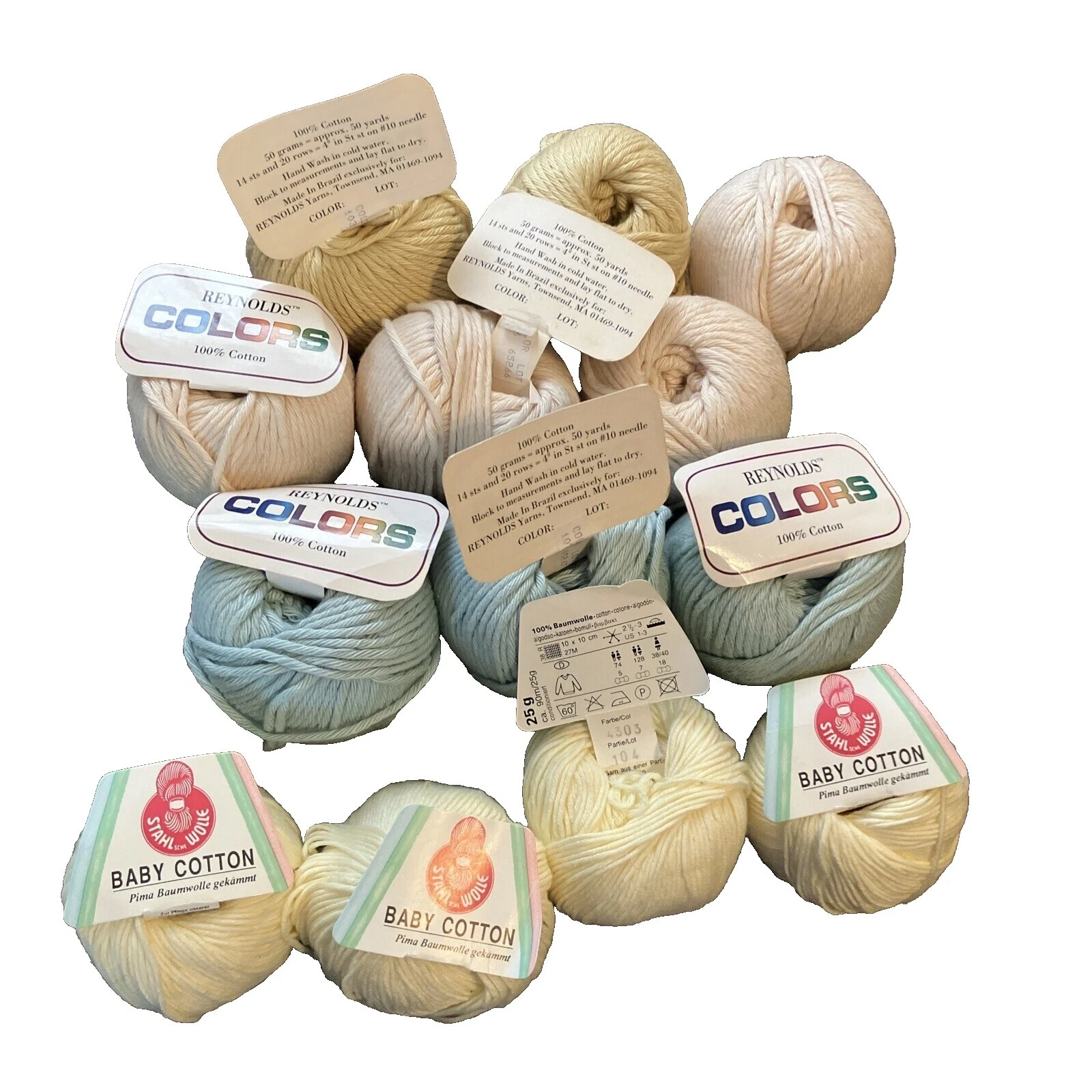 Reynolds Ball Lot Crocheting & Knitting Yarns