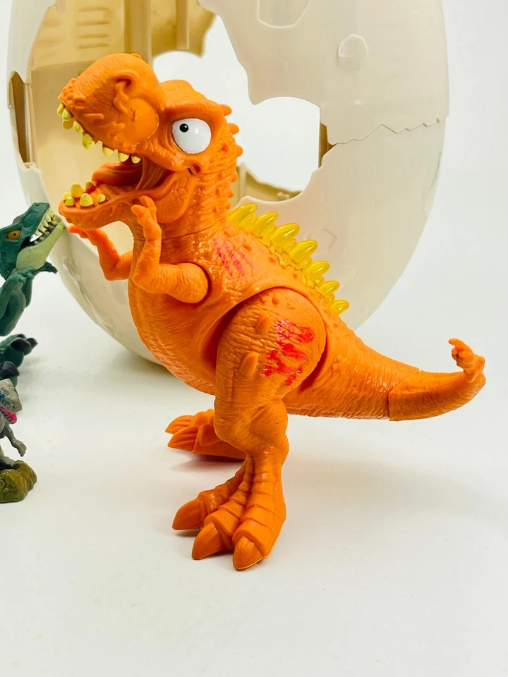 Smashers Dino Island Pirate Skulls 11" Dinosaurio Huevo Naranja T-Rex Lote de 11 piezas Foto 2 de 4