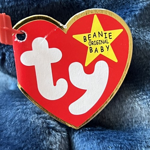 TY Beanie Baby Collection Retired 1997 Rainbow The Chameleon PE # 4037 Vintage - Picture 8 of 12