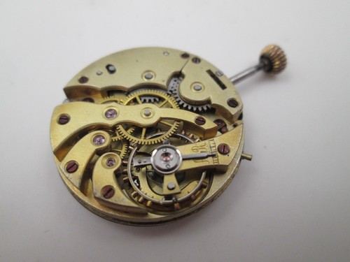 Máquina y esfera reloj de bolsillo. Cuerda remontoir. Dial porcelana. Suiza 1920 - Imagen 5 de 5
