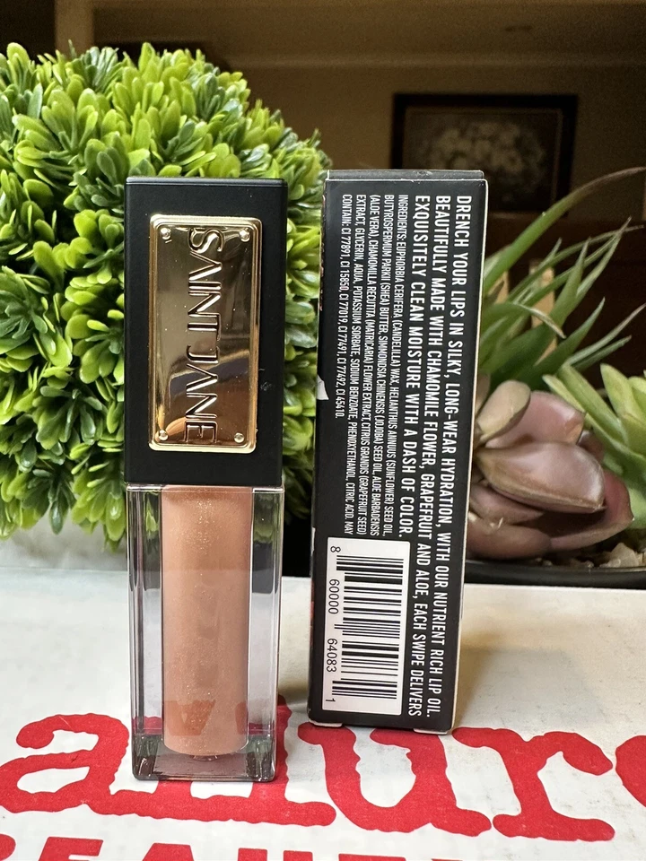 Aceite labial hidratante Saint Jane Beauty Luxury Lip Shine BLISS 5,5 ml 0,19 fl oz nuevo en caja Foto 2 de 4