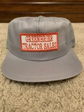 Vintage Greenbrier Tractor Sales Snapback Trucker Hat Made In The USA