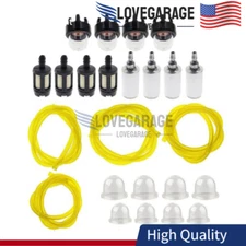 Fits For Poulan Chainsaw Fuel Filter Line Hose Primer Bulb Set 2050 2150 2375